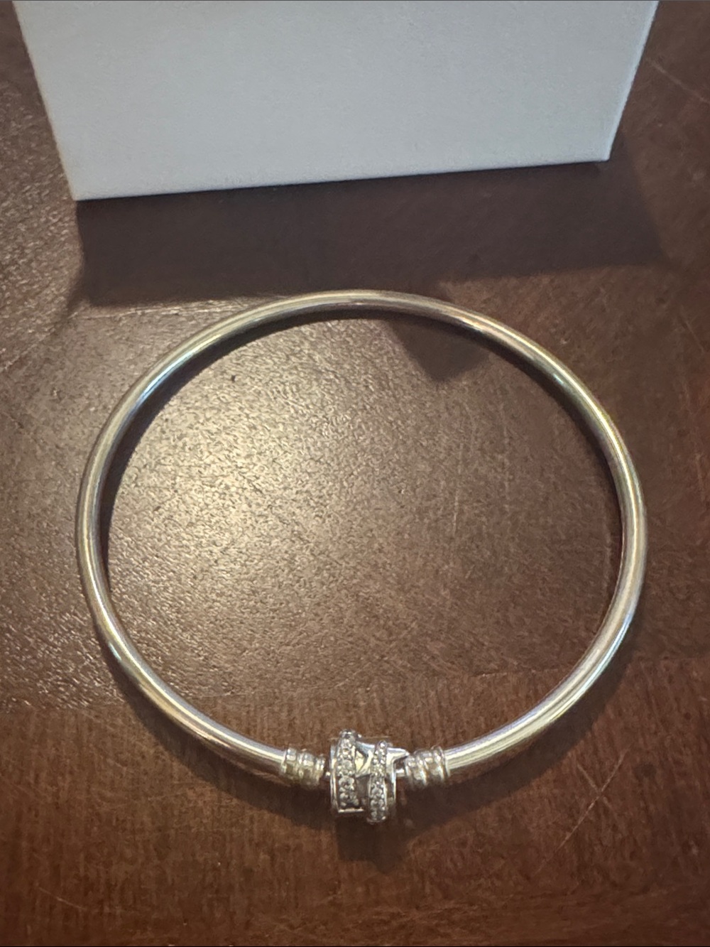 Pandora Silver Sparkle Bangle Bracelet